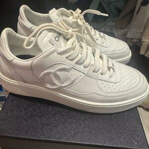 Chanel Black Sneakers